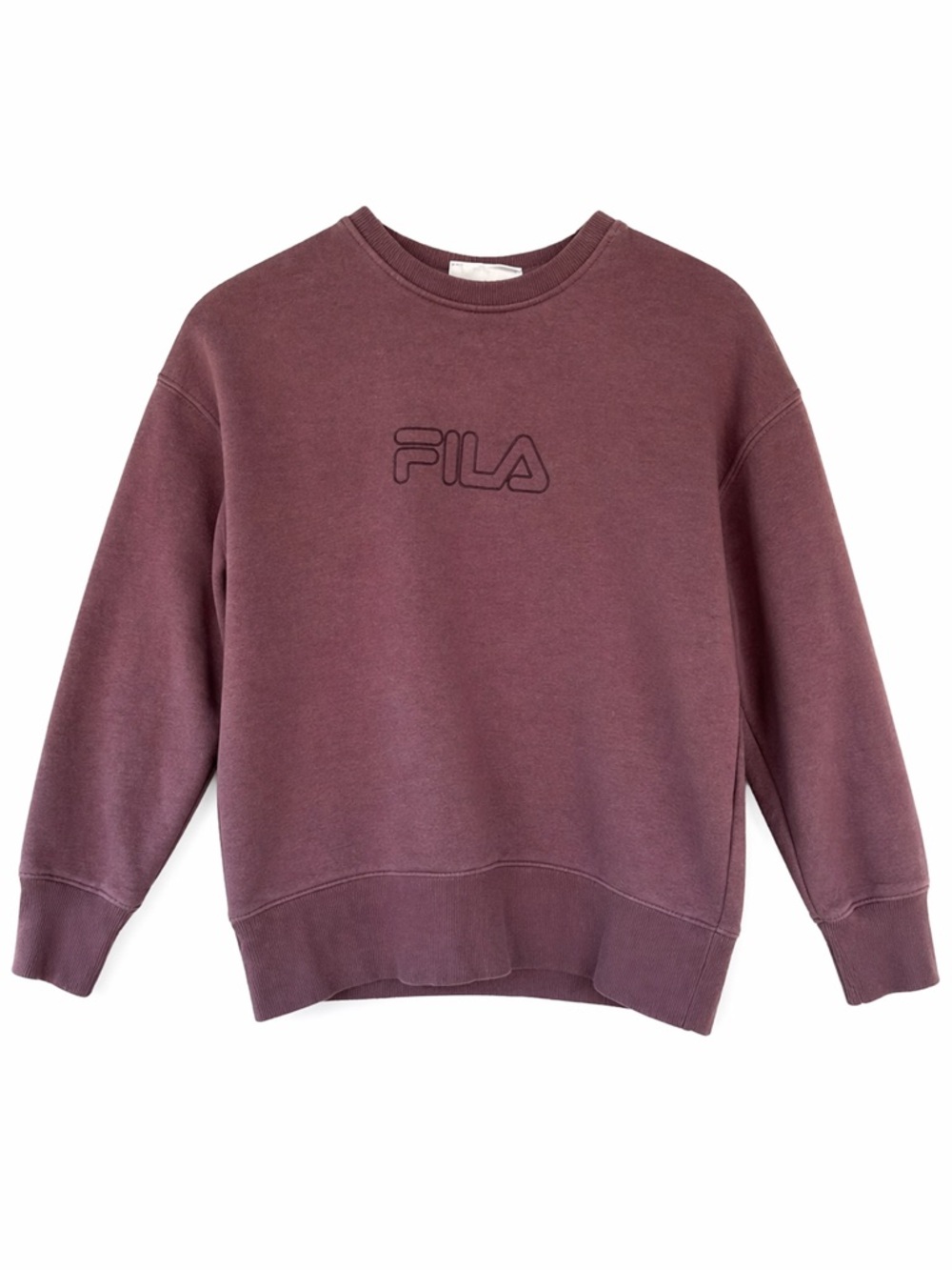 Fila Mauve Crewneck Sweatshirt Size Small Minimalist Athleisure